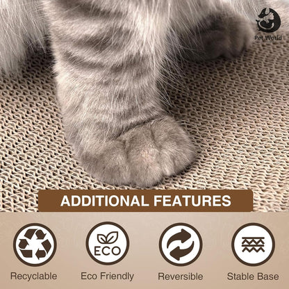 Tailworld Cat Scratcher Double Wave with Catnip