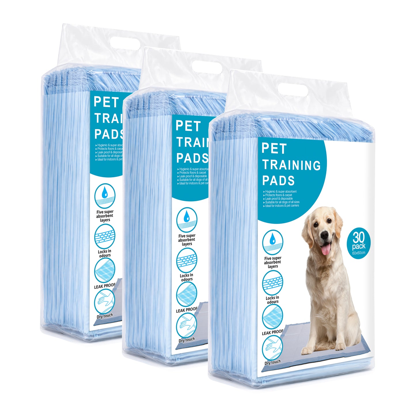 Dog Training Pads - Pack of 90