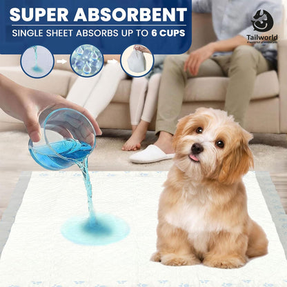 Tailworld Dog Training Pads - Pack of 100 (60 X 60 cm)