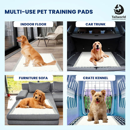 Tailworld Dog Training Pads - Pack of 100 (60 X 60 cm)