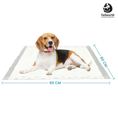 Tailworld Dog Training Pads - Pack of 10 (60 X 60 cm)