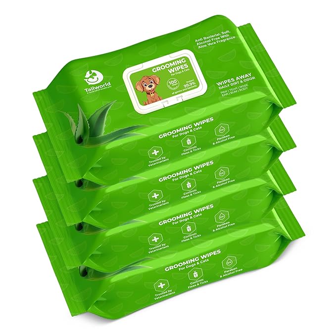 Tailworld Grooming Pet Wet Wipes